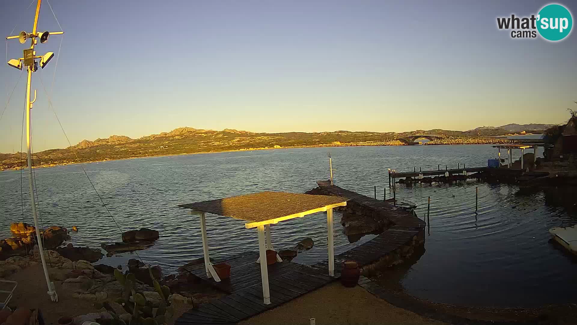 Webcam en vivo Ponte Caprera – La Maddalena – Cerdeña – Italia