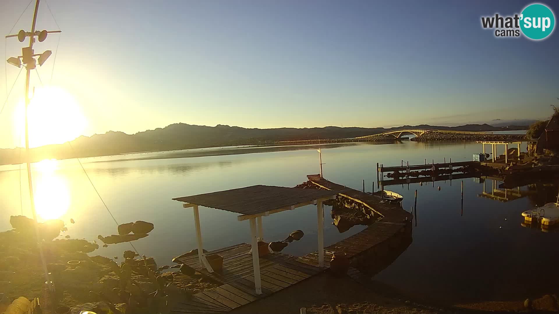 Webcam en vivo Ponte Caprera – La Maddalena – Cerdeña – Italia
