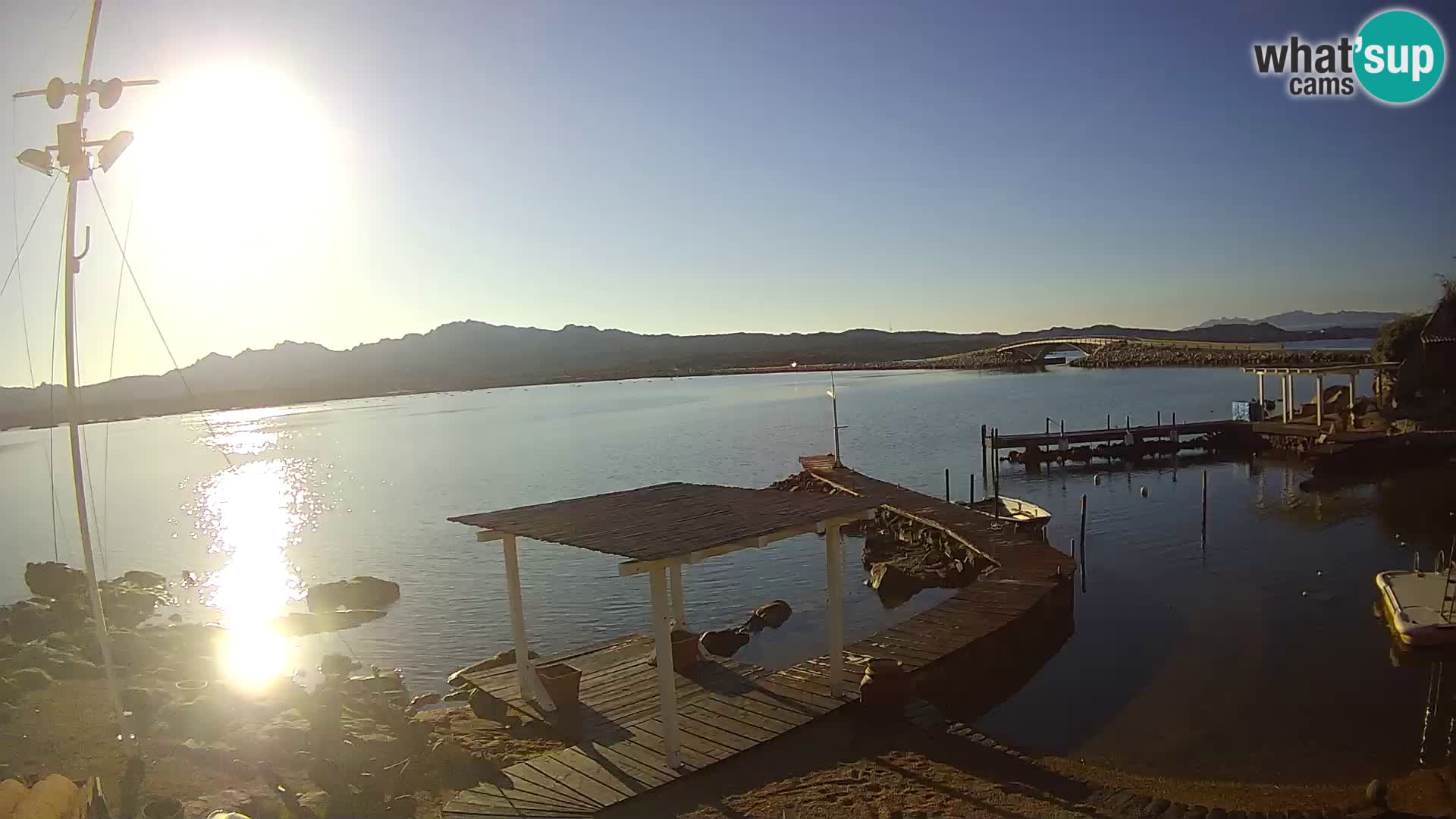 Webcam en direct Ponte Caprera – La Maddalena – Sardaigne – Italie