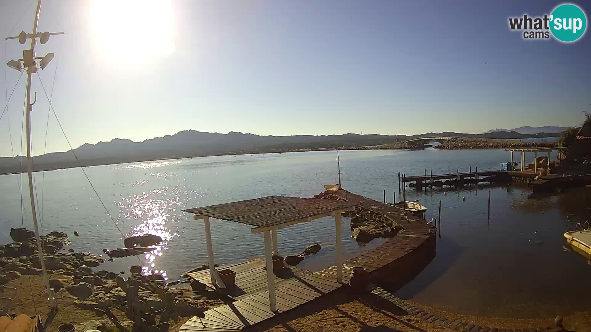 Webcam en direct Ponte Caprera – La Maddalena – Sardaigne – Italie