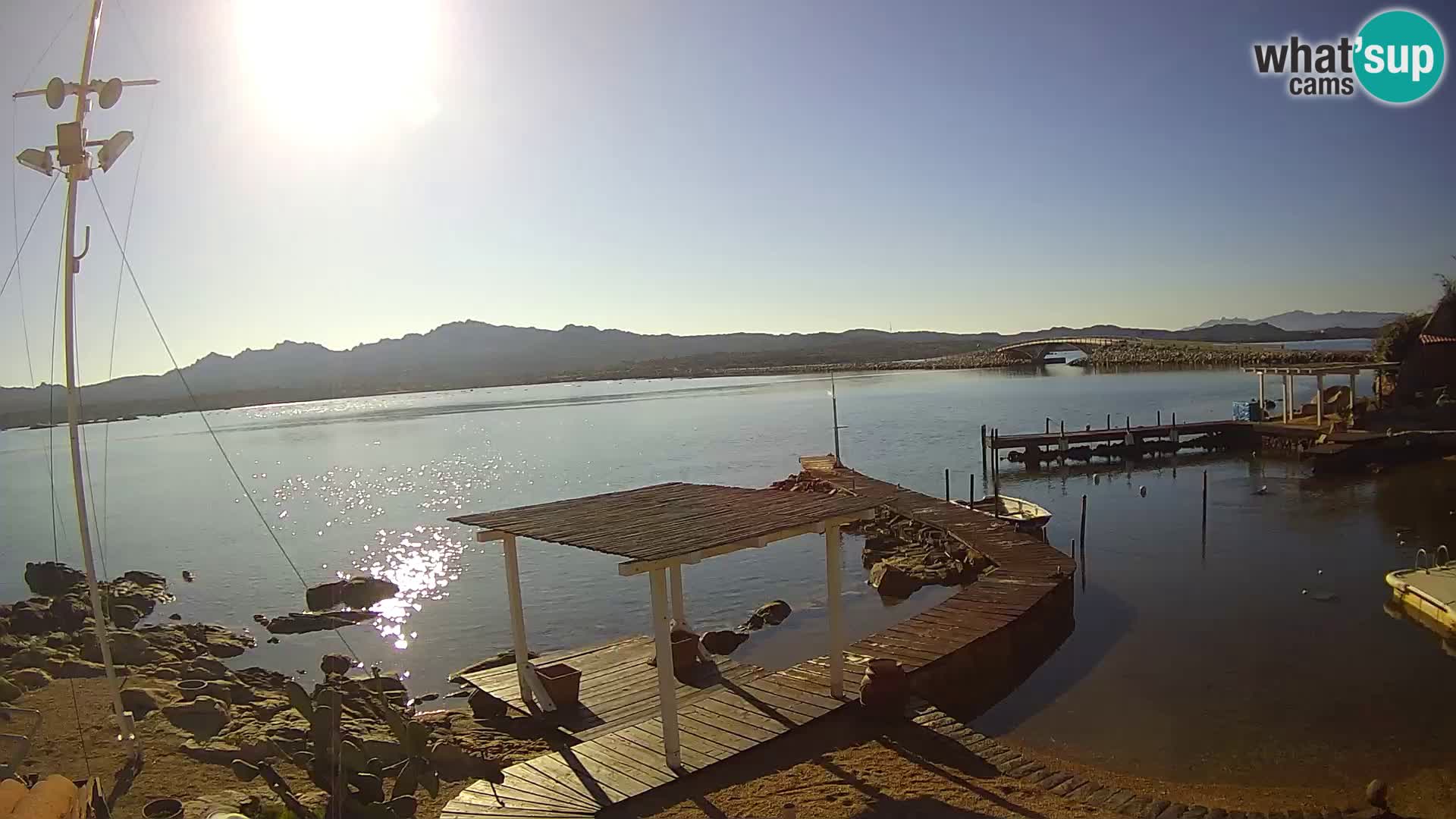 Live-Webcam Ponte Caprera – La Maddalena – Sardinien – Italien