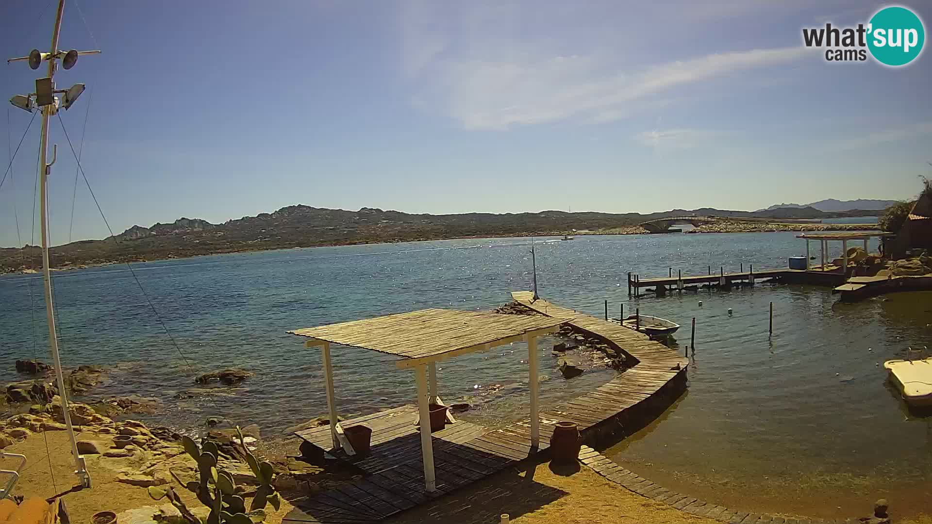 Live webcam Ponte Caprera – La Maddalena – Sardegna – Italia