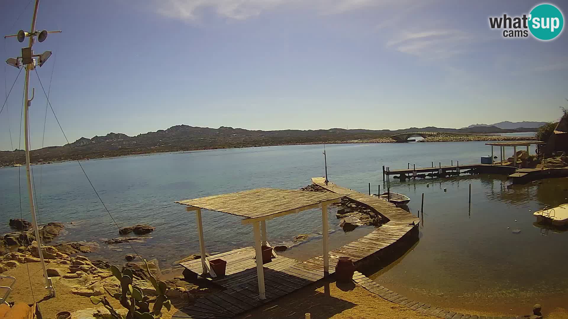 Live webcam Ponte Caprera – La Maddalena – Sardinia – Italy