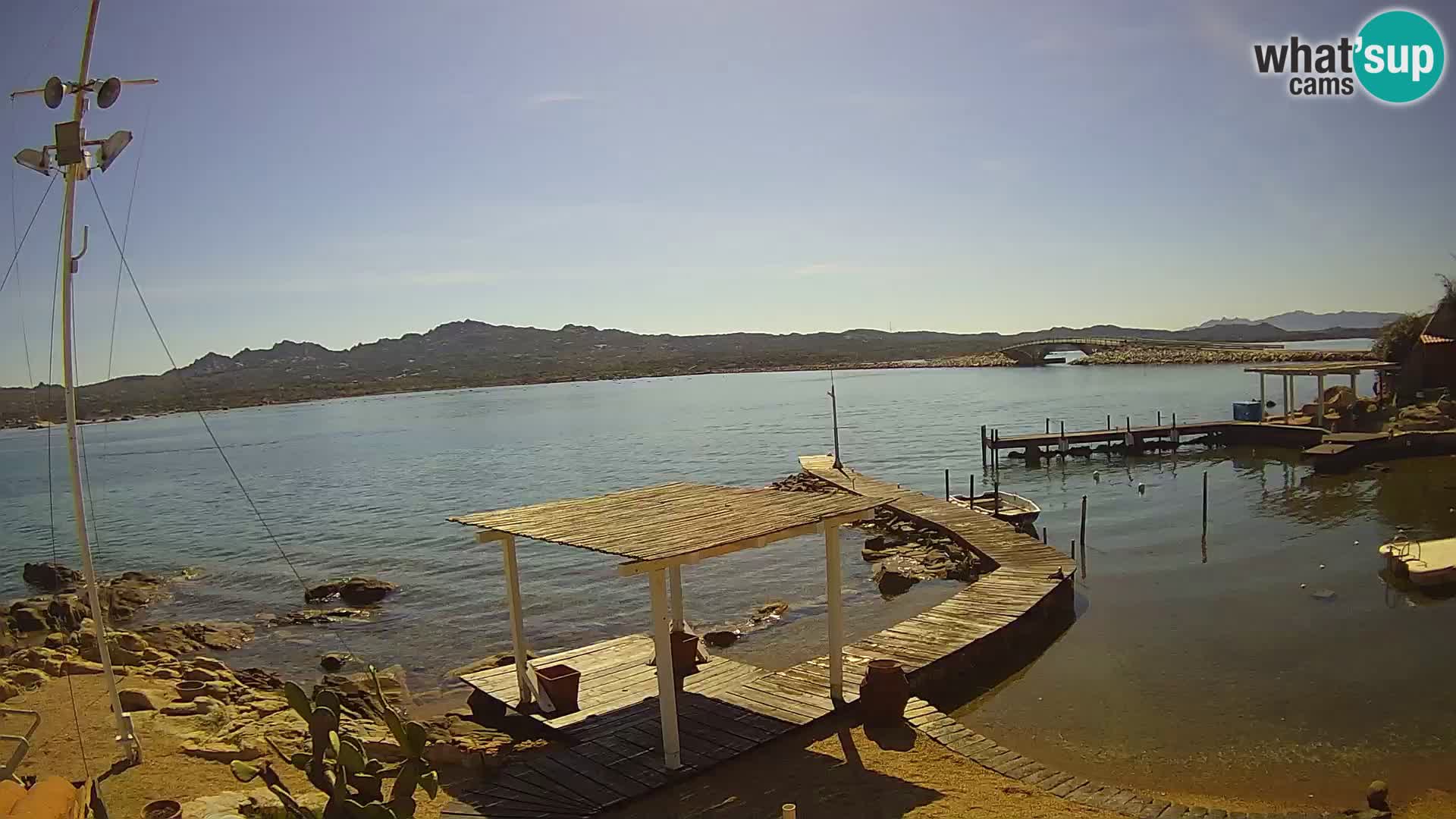 Live webcam Ponte Caprera – La Maddalena – Sardegna – Italia
