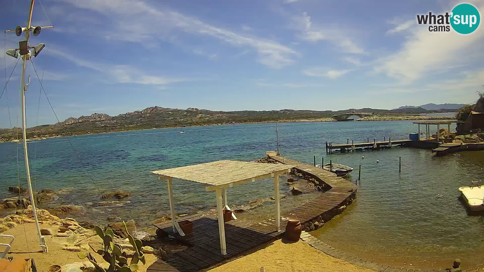 Live webcam Ponte Caprera – La Maddalena – Sardinia – Italy