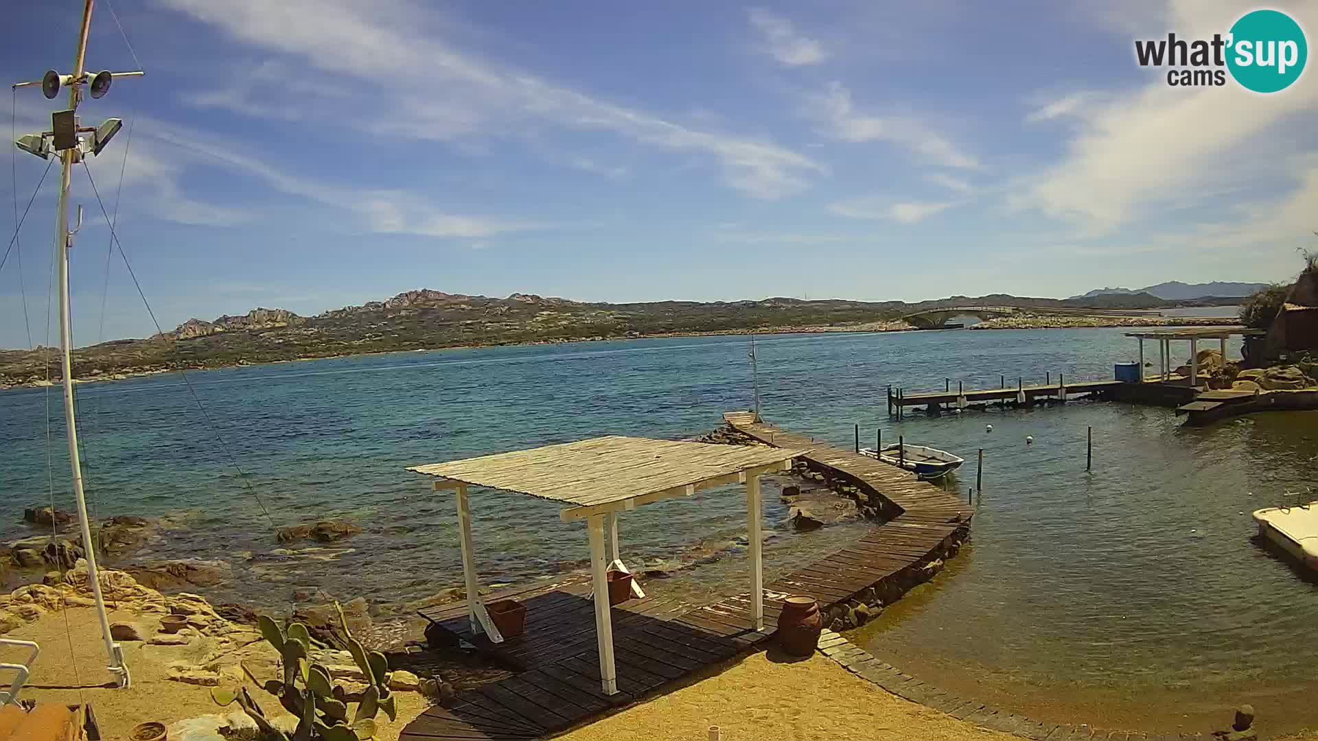 Live webcam Ponte Caprera – La Maddalena – Sardinia – Italy