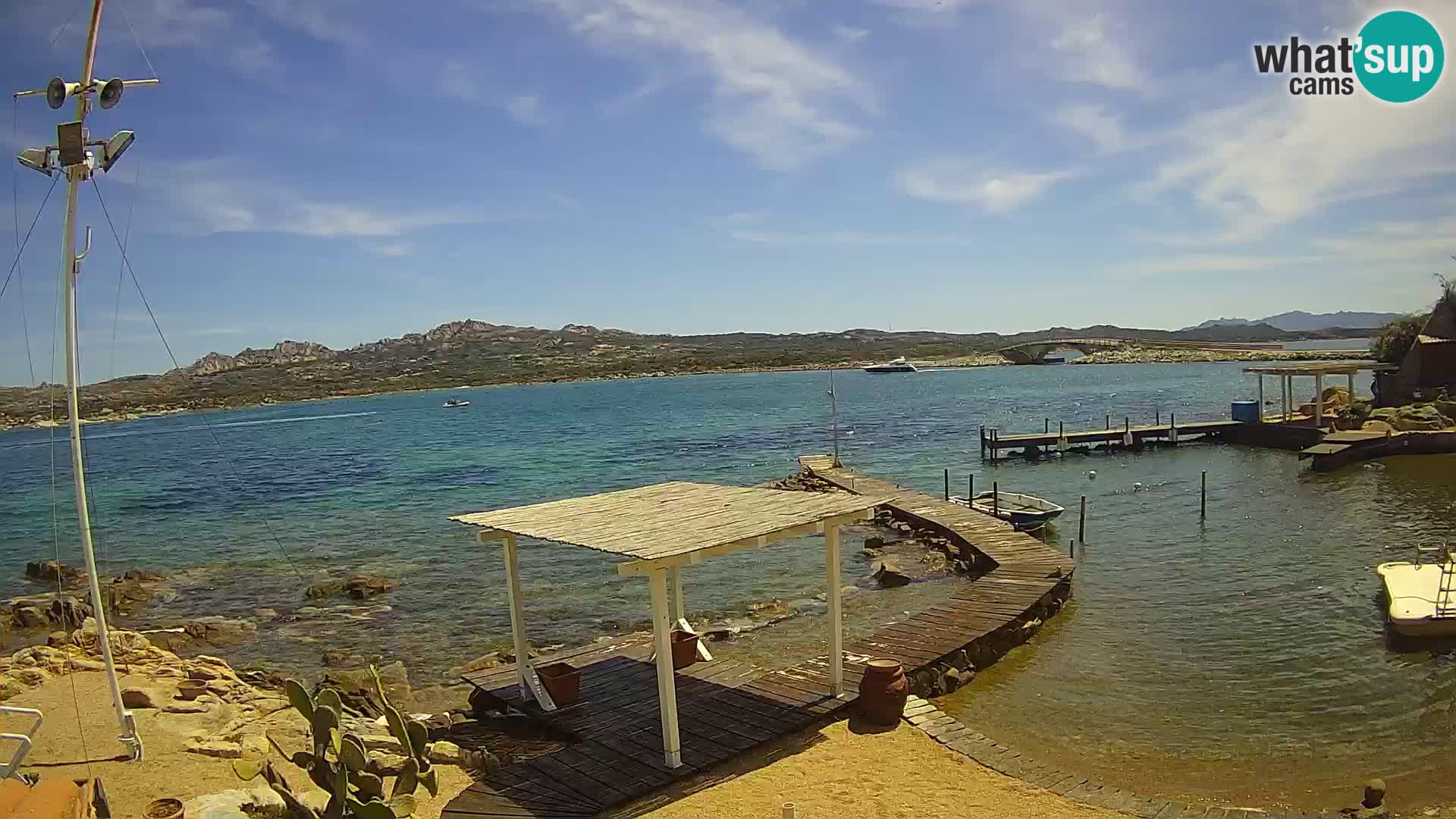 Live webcam Ponte Caprera – La Maddalena – Sardinia – Italy