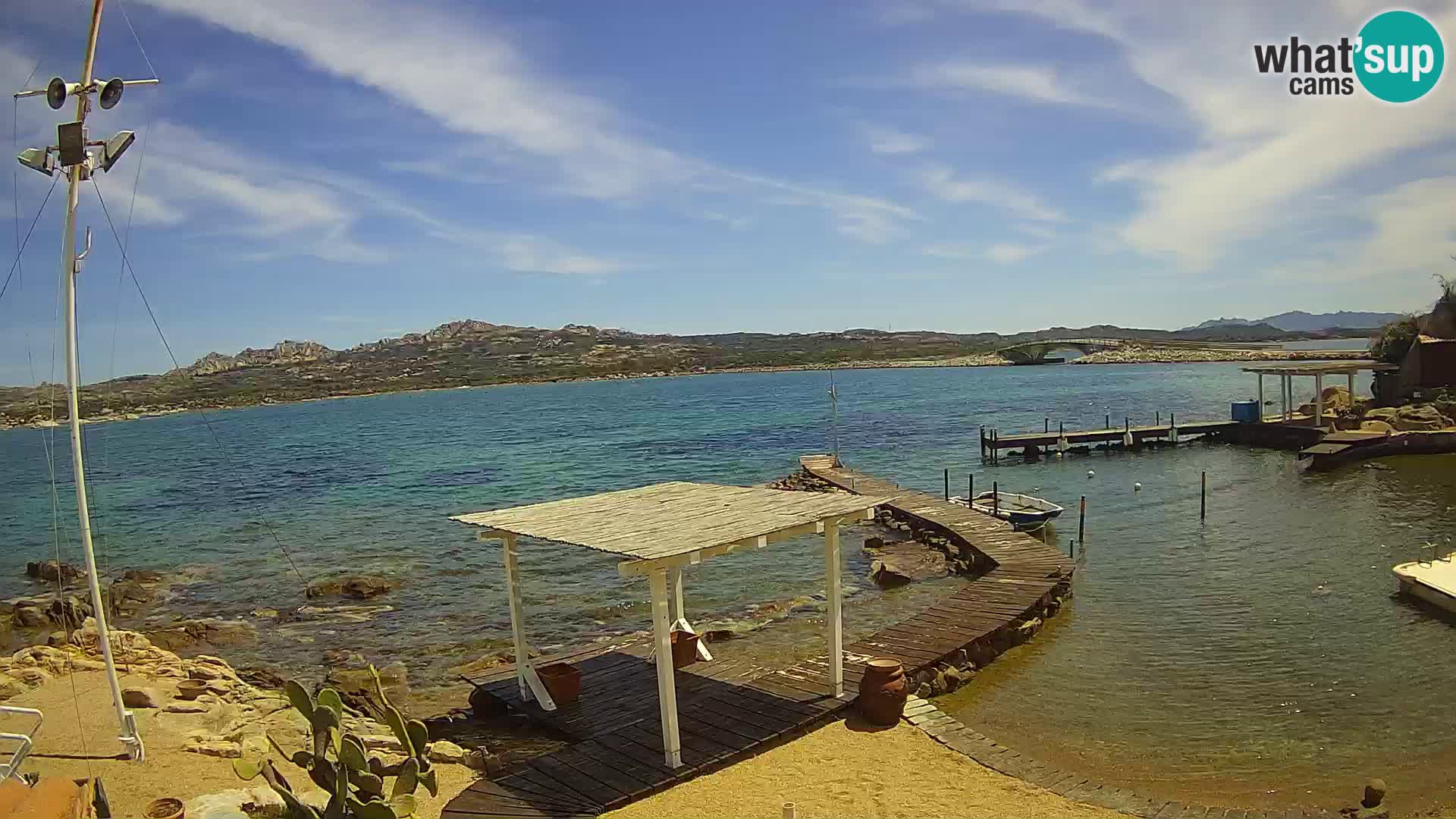 Live webcam Ponte Caprera – La Maddalena – Sardinia – Italy
