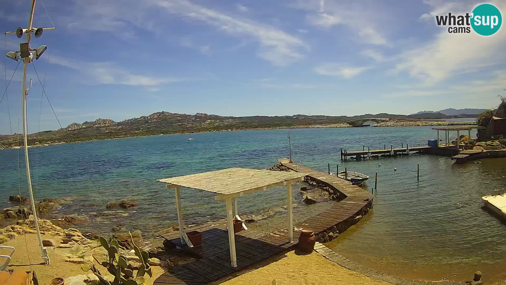 Live webcam Ponte Caprera – La Maddalena – Sardinia – Italy