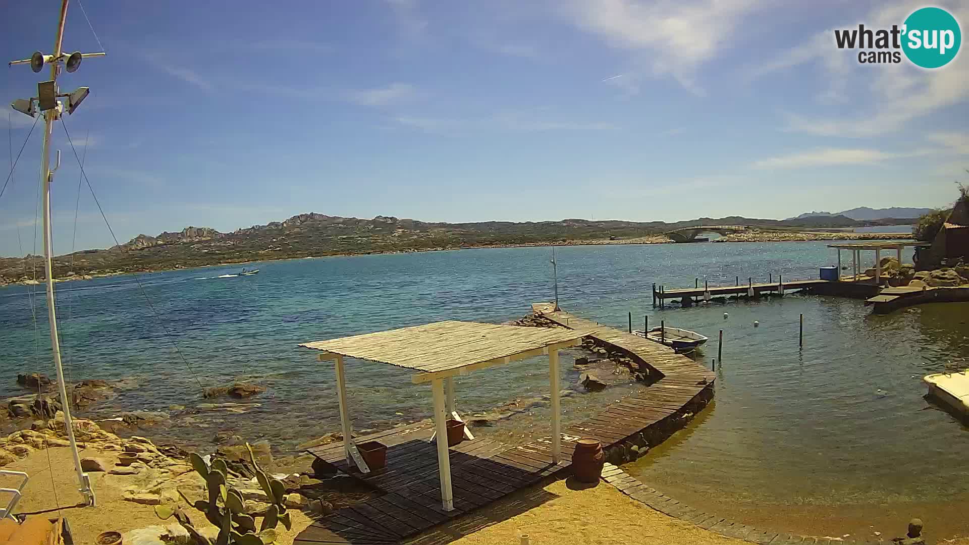 Live webcam Ponte Caprera – La Maddalena – Sardinia – Italy