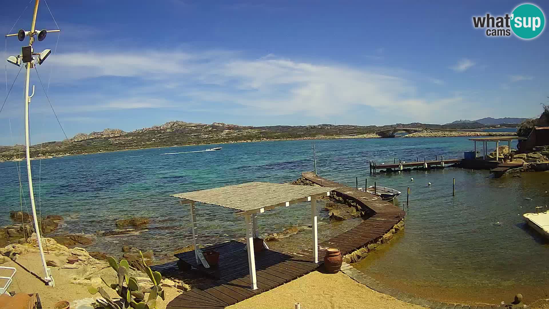 Webcam en direct Ponte Caprera – La Maddalena – Sardaigne – Italie