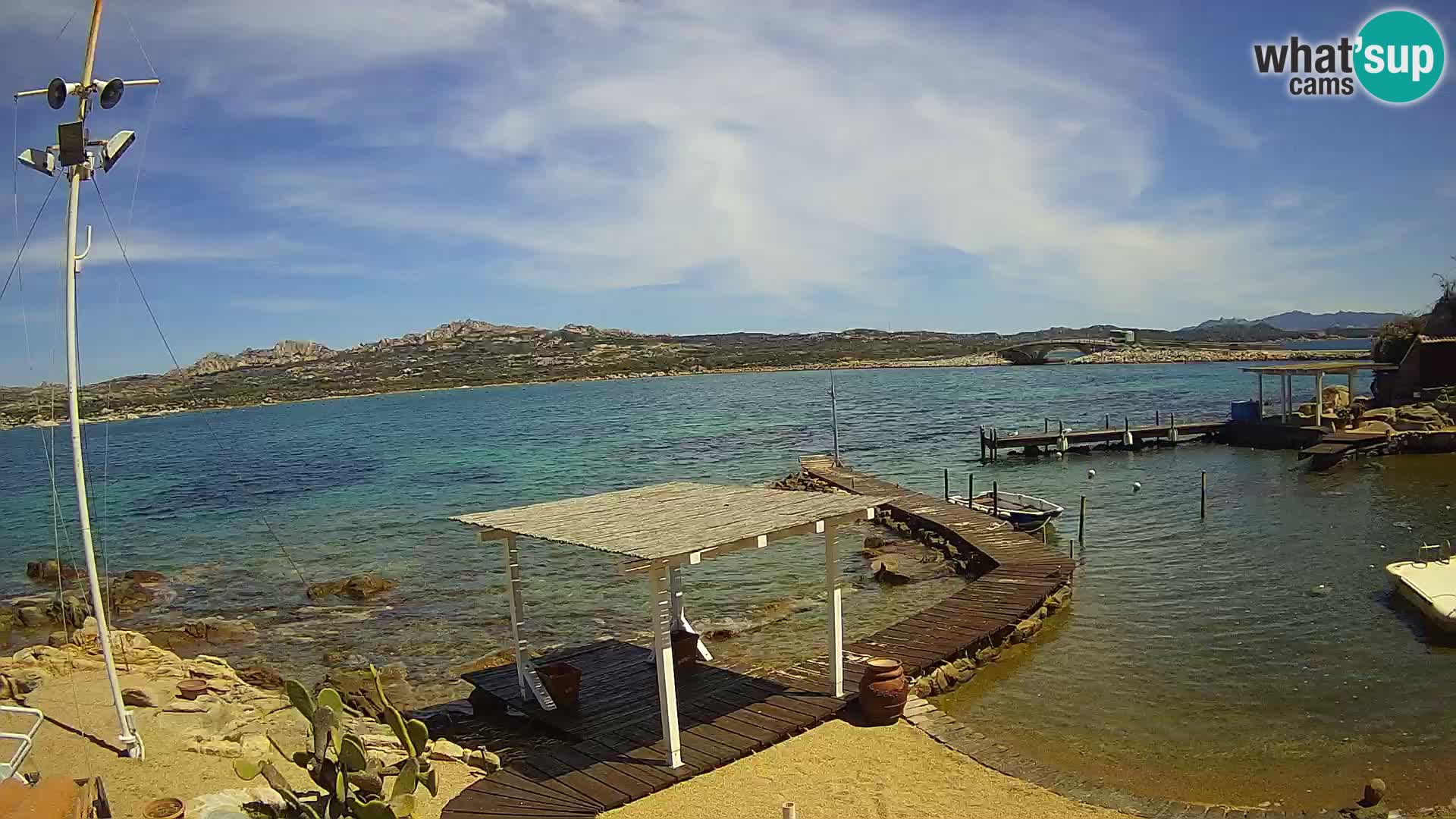 Webcam en vivo Ponte Caprera – La Maddalena – Cerdeña – Italia