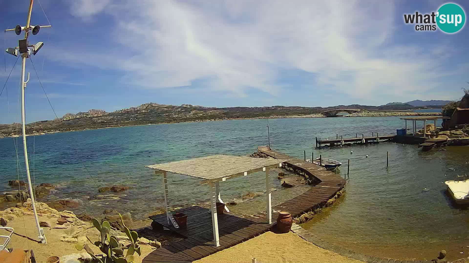 Live webcam Ponte Caprera – La Maddalena – Sardinia – Italy