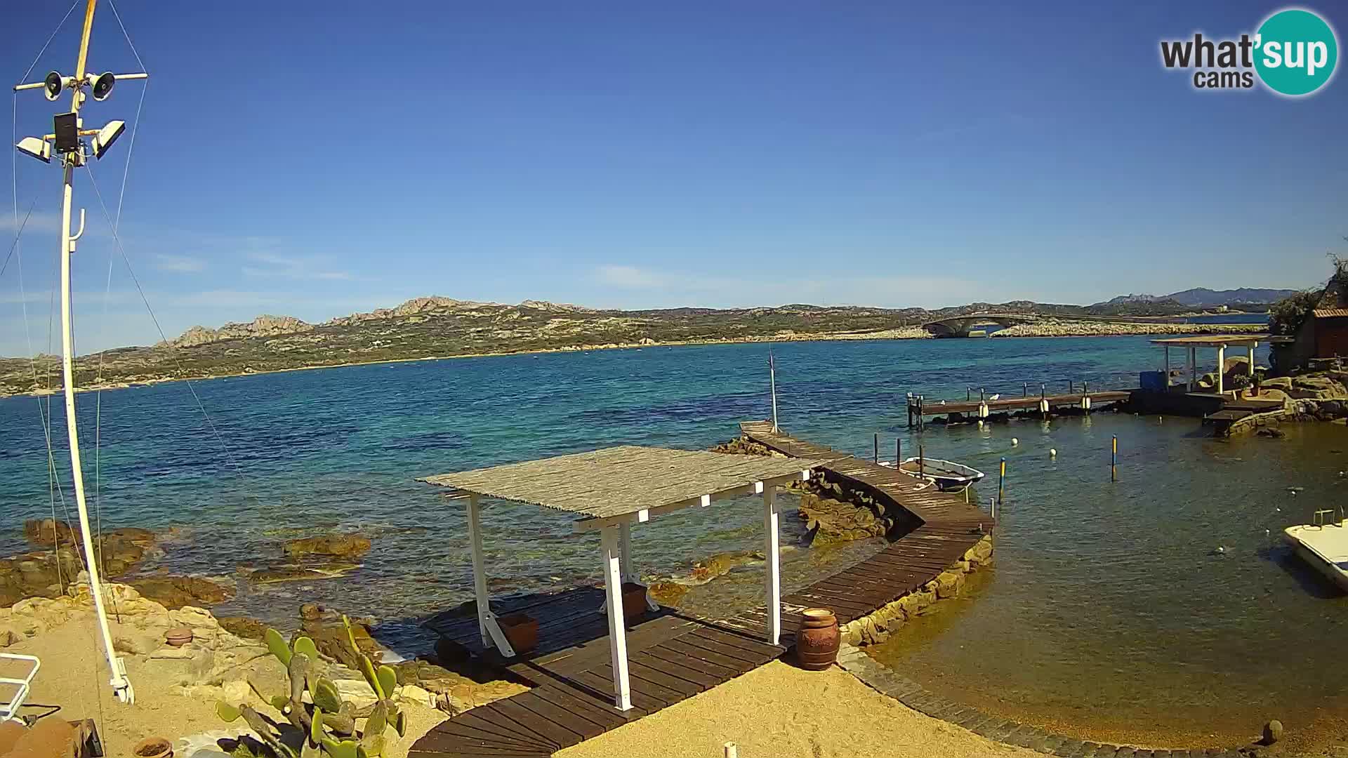 Live webcam Ponte Caprera – La Maddalena – Sardegna – Italia