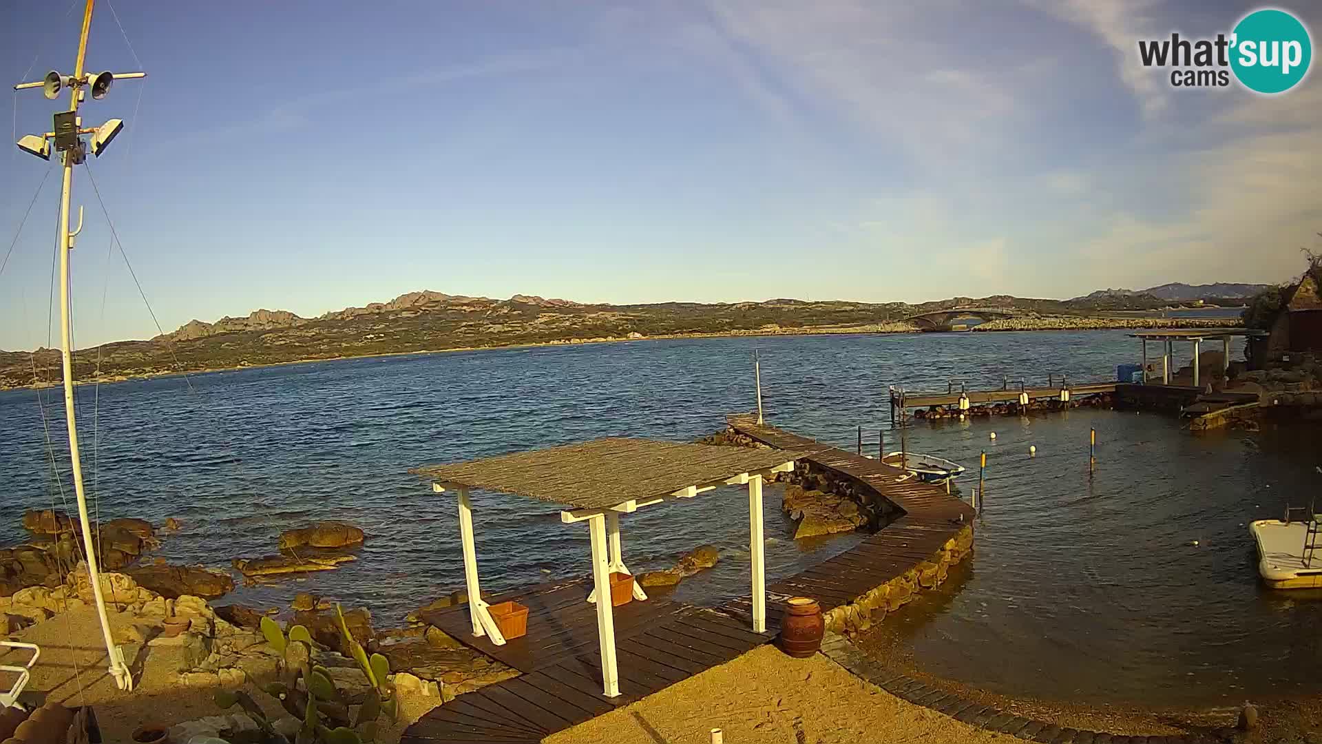 Live-Webcam Ponte Caprera – La Maddalena – Sardinien – Italien