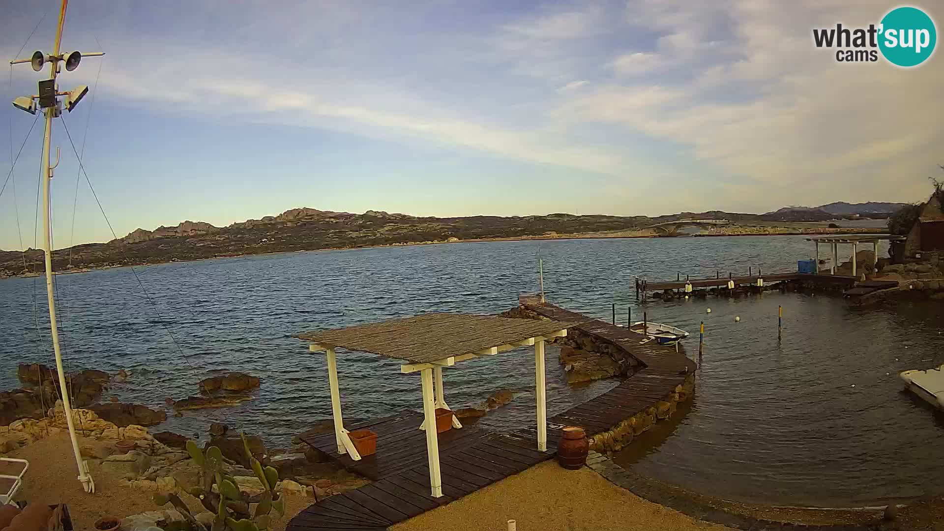 Webcam en direct Ponte Caprera – La Maddalena – Sardaigne – Italie