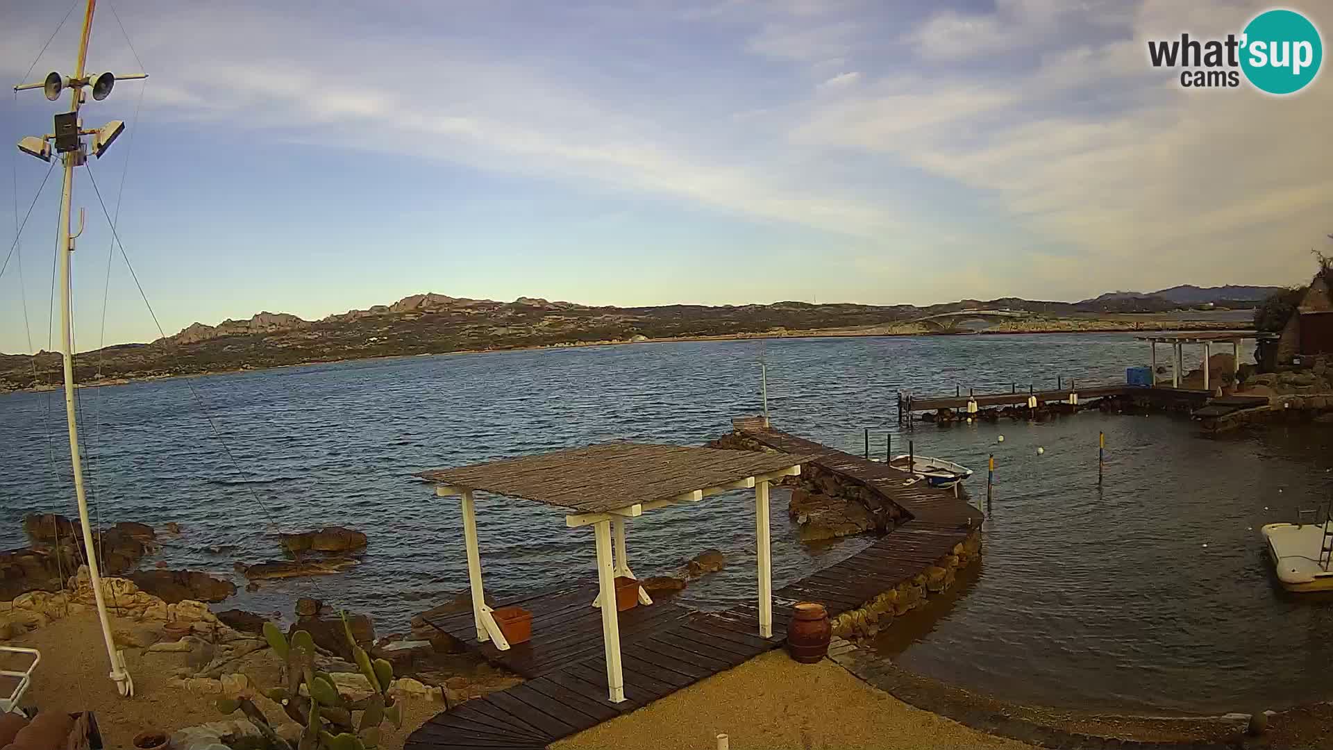 Webcam en direct Ponte Caprera – La Maddalena – Sardaigne – Italie