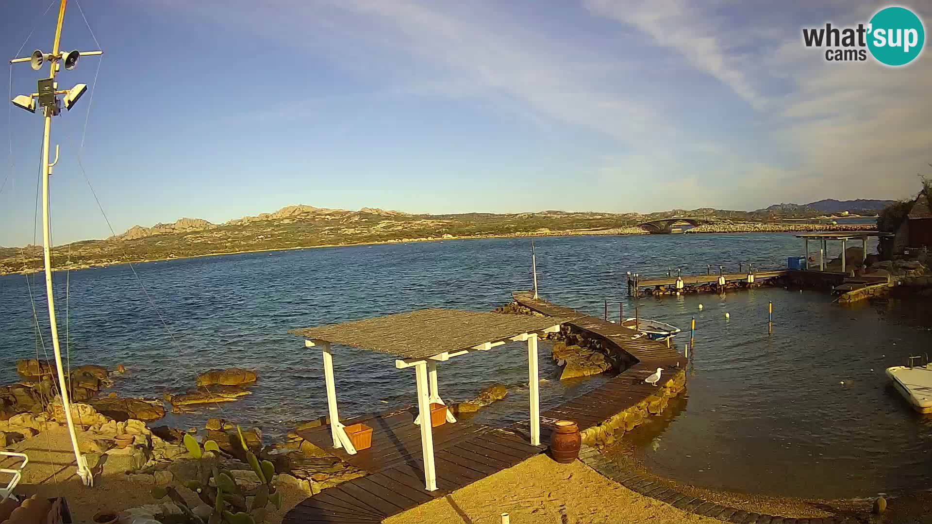 Webcam en direct Ponte Caprera – La Maddalena – Sardaigne – Italie