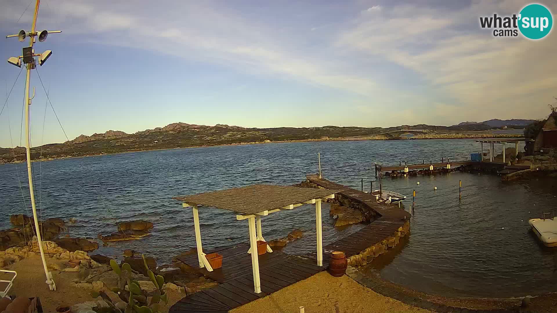 Webcam en vivo Ponte Caprera – La Maddalena – Cerdeña – Italia