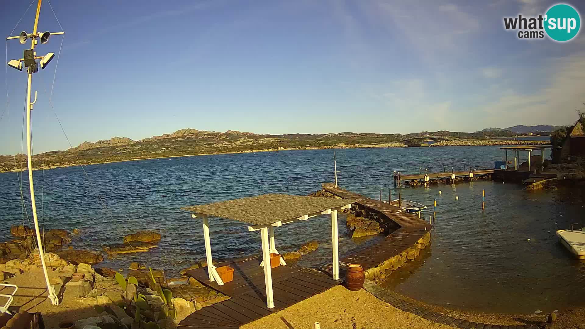 Live webcam Ponte Caprera – La Maddalena – Sardinia – Italy
