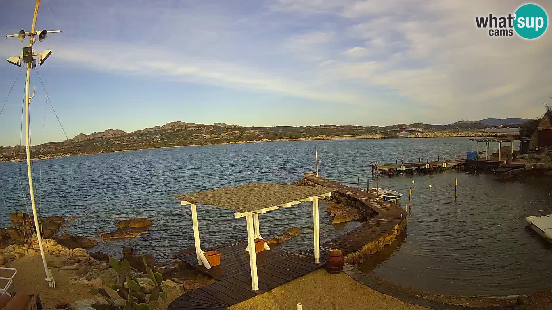 Live webcam Ponte Caprera – La Maddalena – Sardinia – Italy