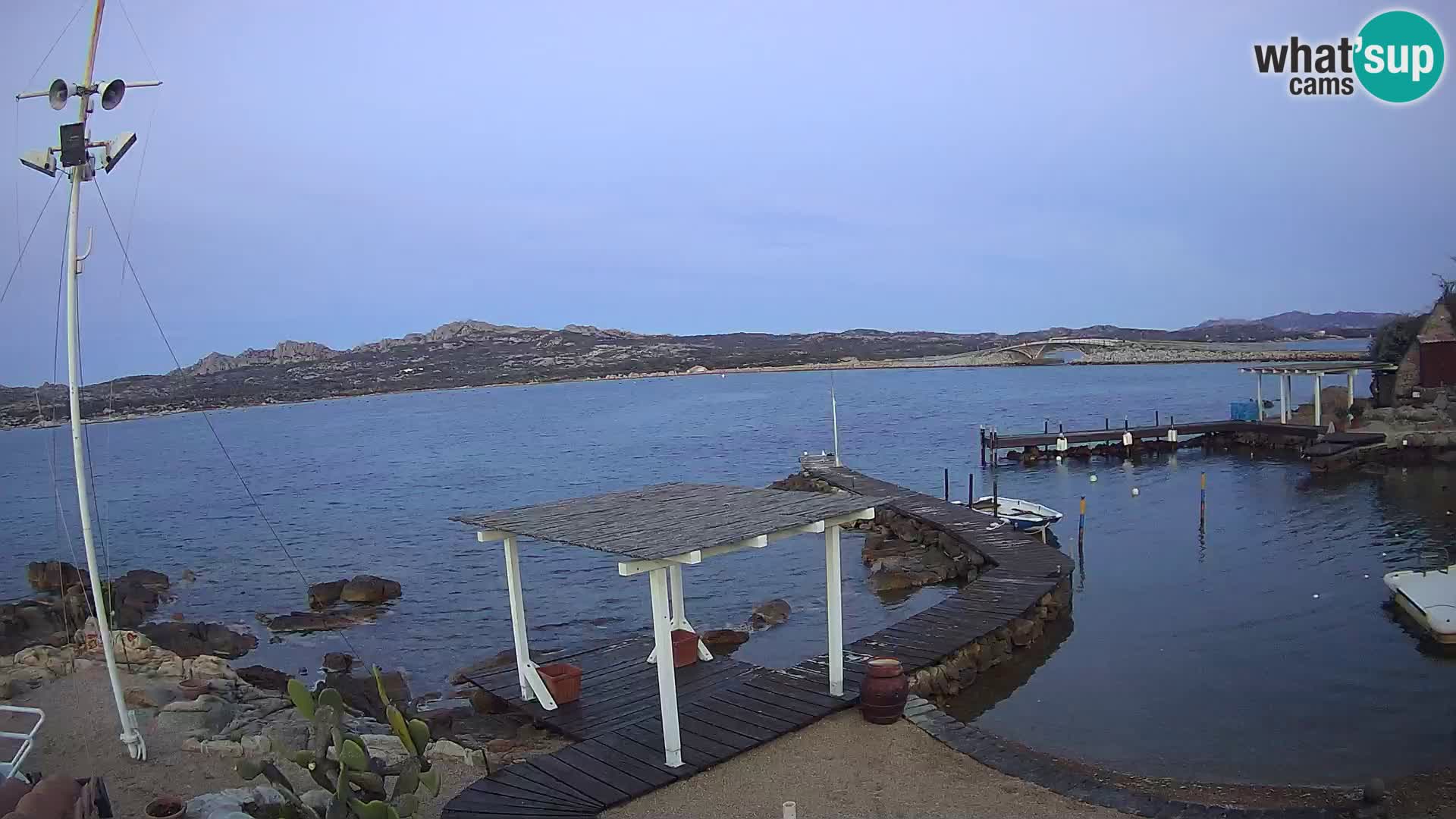 Live webcam Ponte Caprera – La Maddalena – Sardegna – Italia
