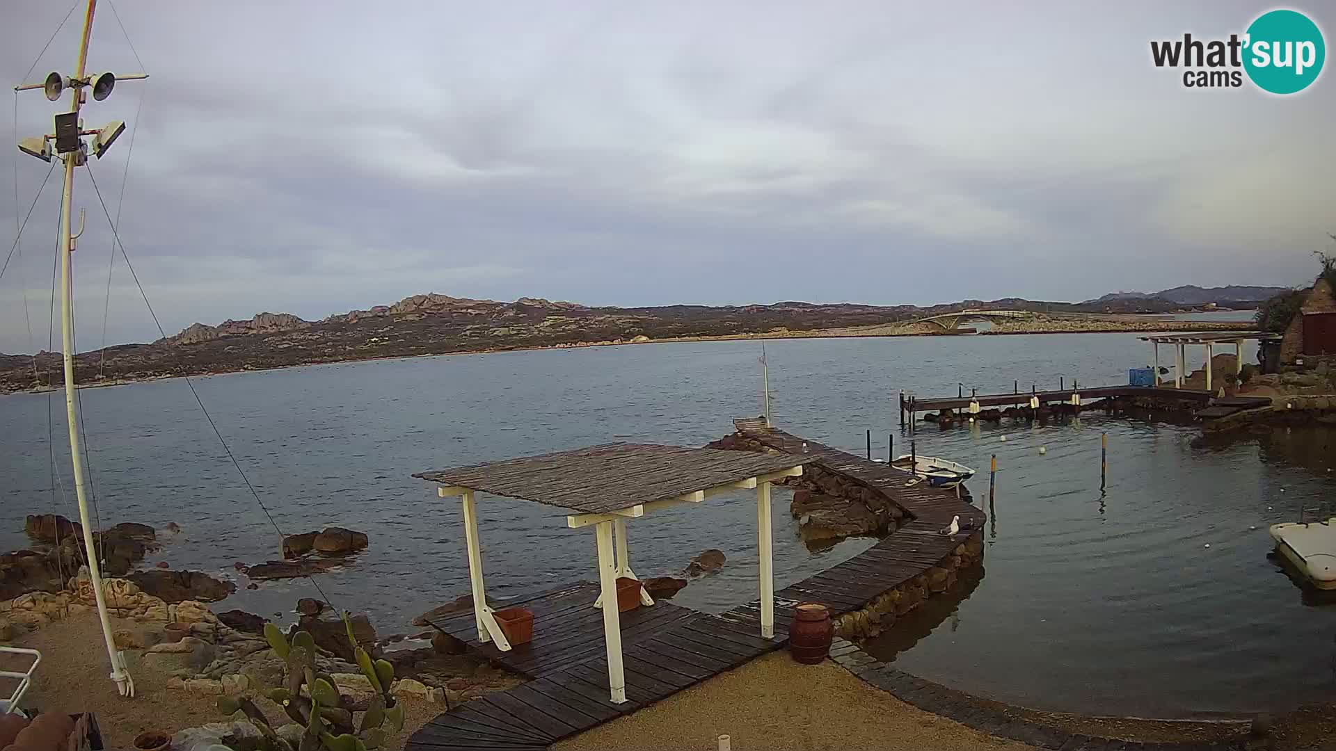 Live-Webcam Ponte Caprera – La Maddalena – Sardinien – Italien