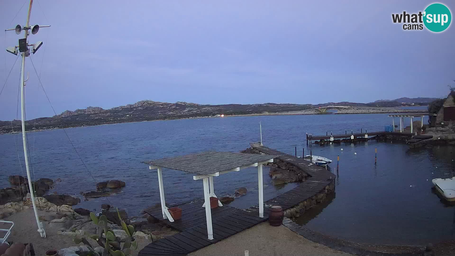 Webcam en vivo Ponte Caprera – La Maddalena – Cerdeña – Italia