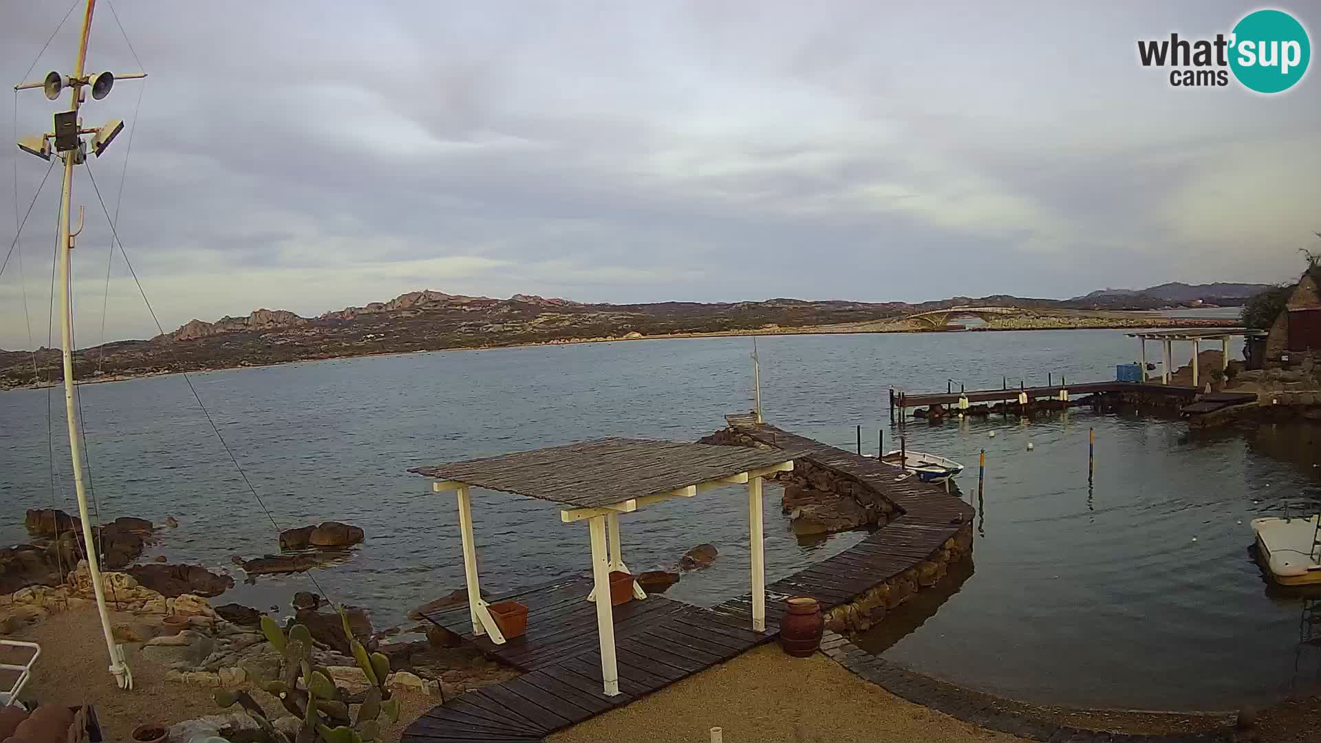 Webcam en direct Ponte Caprera – La Maddalena – Sardaigne – Italie
