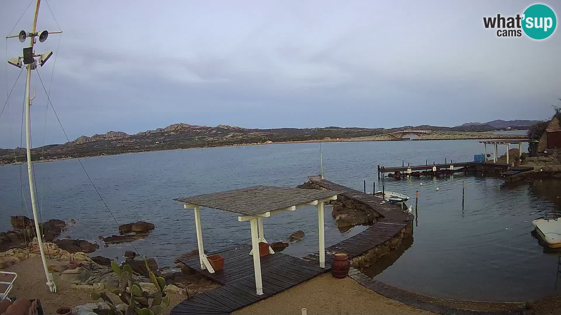 Webcam en direct Ponte Caprera – La Maddalena – Sardaigne – Italie