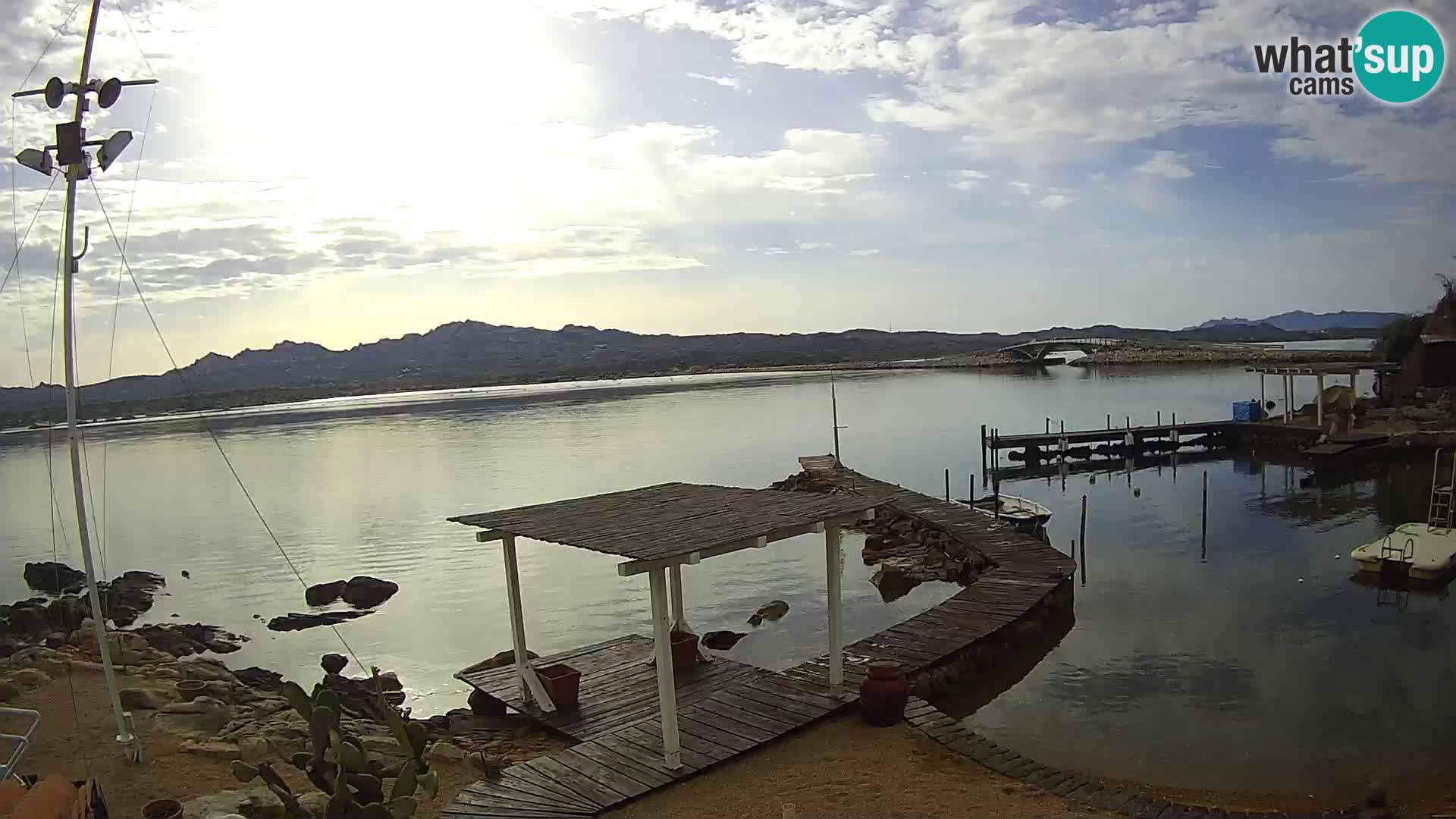Live webcam Ponte Caprera – La Maddalena – Sardinia – Italy