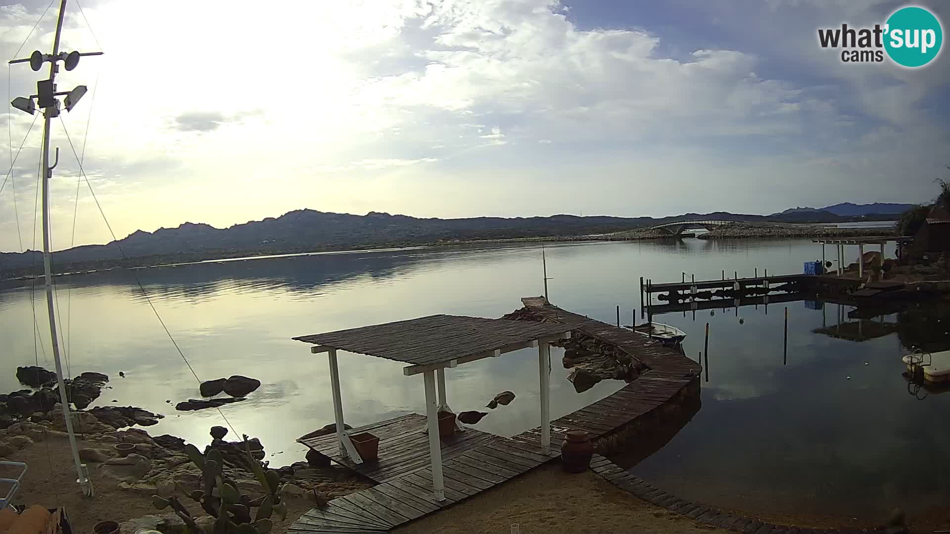 Live-Webcam Ponte Caprera – La Maddalena – Sardinien – Italien