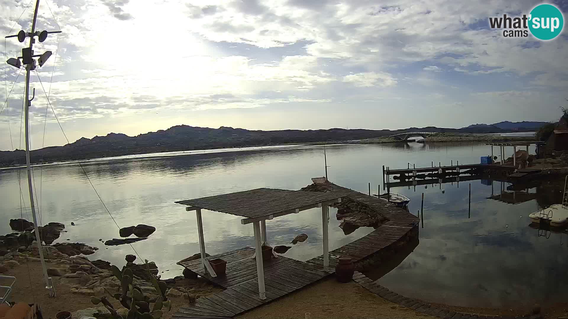 Live webcam Ponte Caprera – La Maddalena – Sardinia – Italy