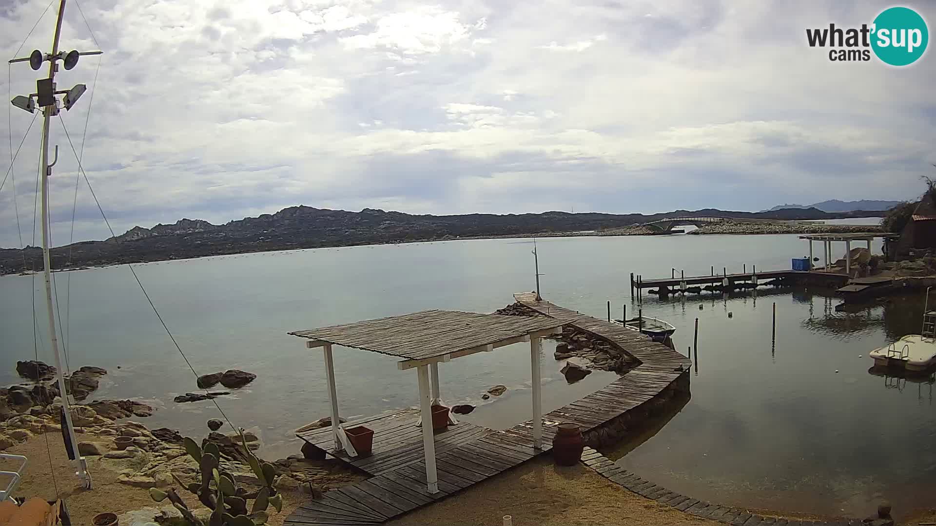 Live-Webcam Ponte Caprera – La Maddalena – Sardinien – Italien