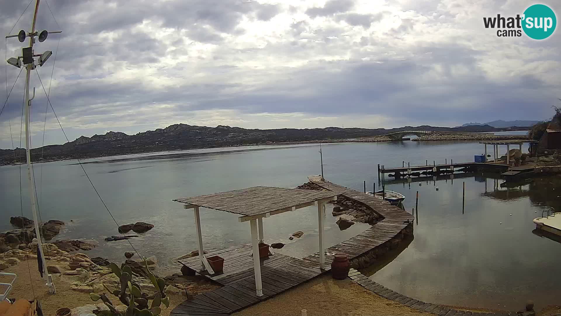 Live-Webcam Ponte Caprera – La Maddalena – Sardinien – Italien