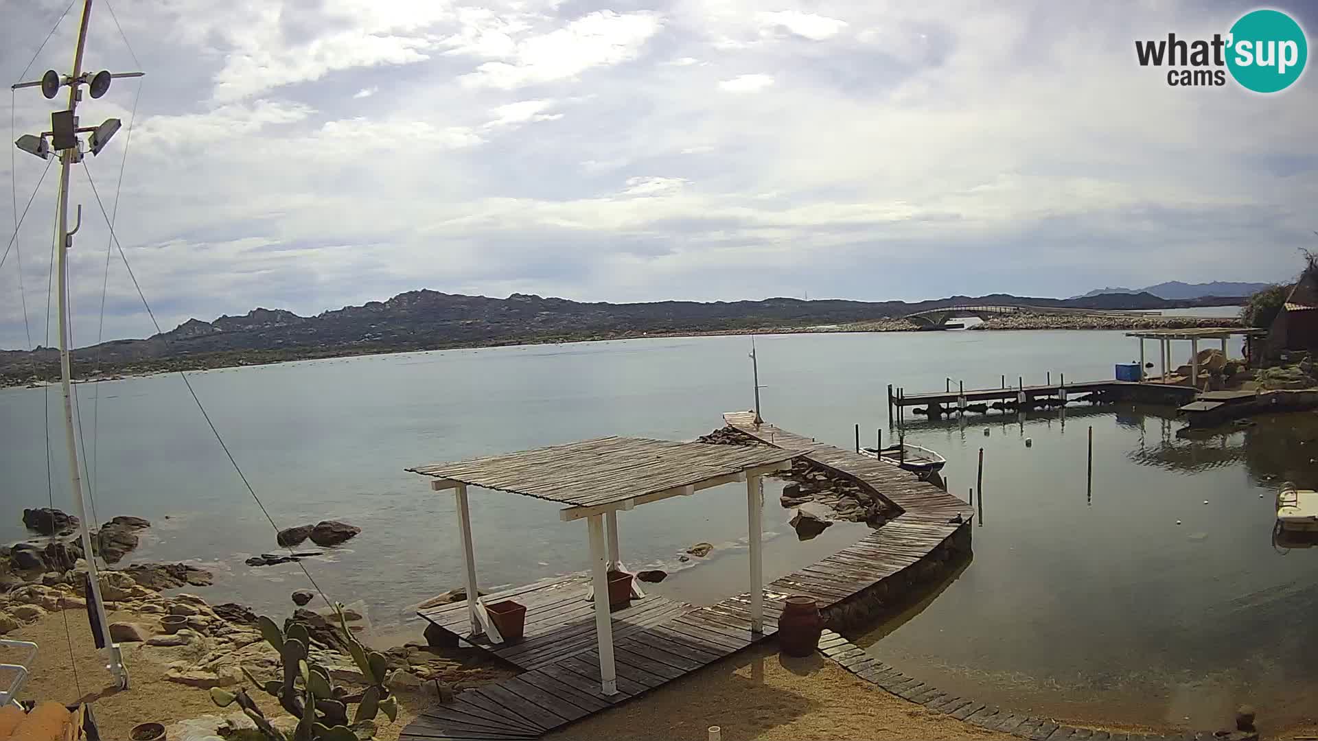 Live-Webcam Ponte Caprera – La Maddalena – Sardinien – Italien