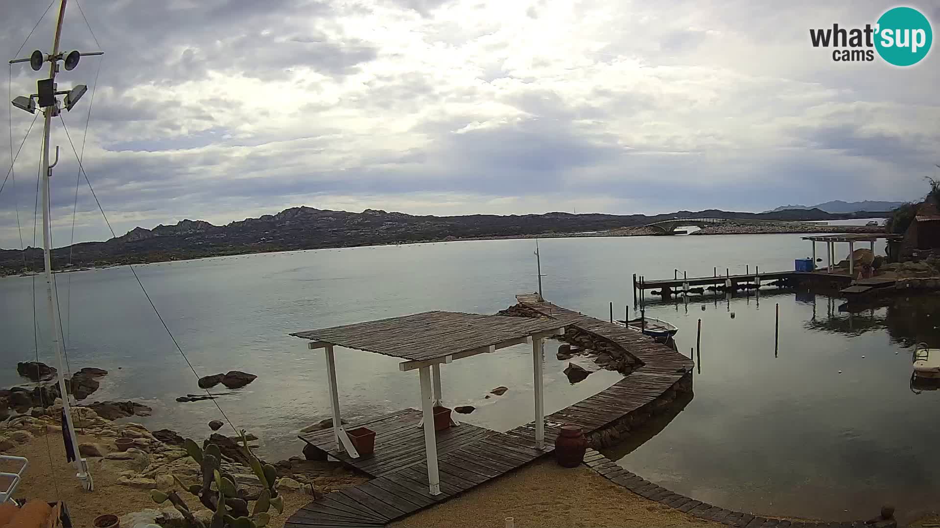 Webcam en direct Ponte Caprera – La Maddalena – Sardaigne – Italie