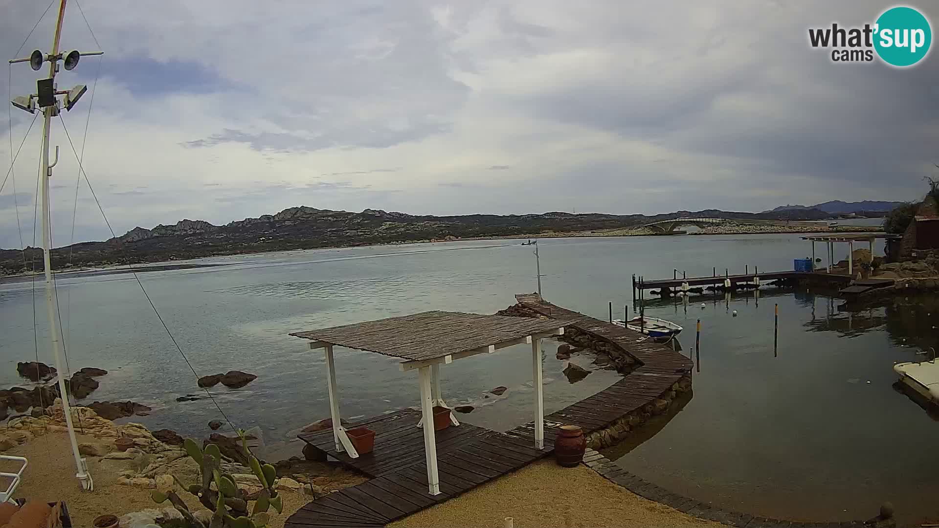 Webcam en direct Ponte Caprera – La Maddalena – Sardaigne – Italie