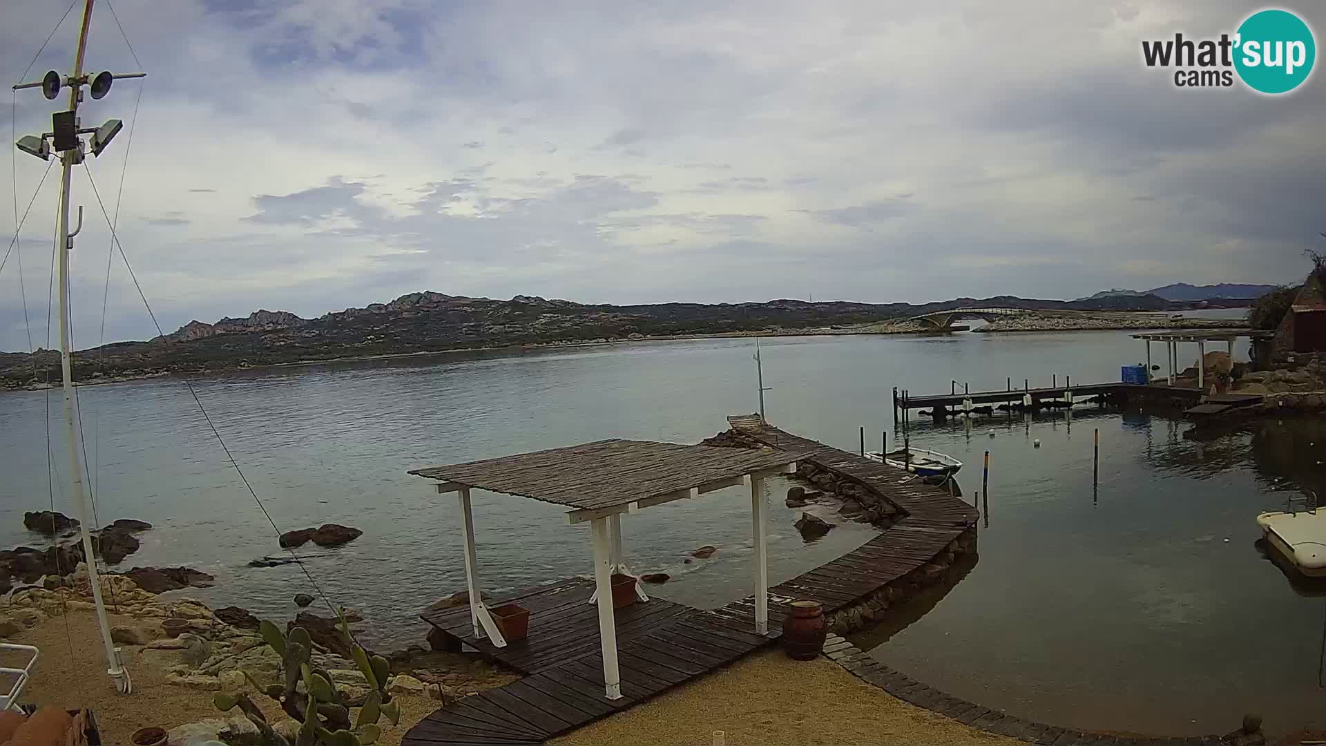 Webcam en direct Ponte Caprera – La Maddalena – Sardaigne – Italie