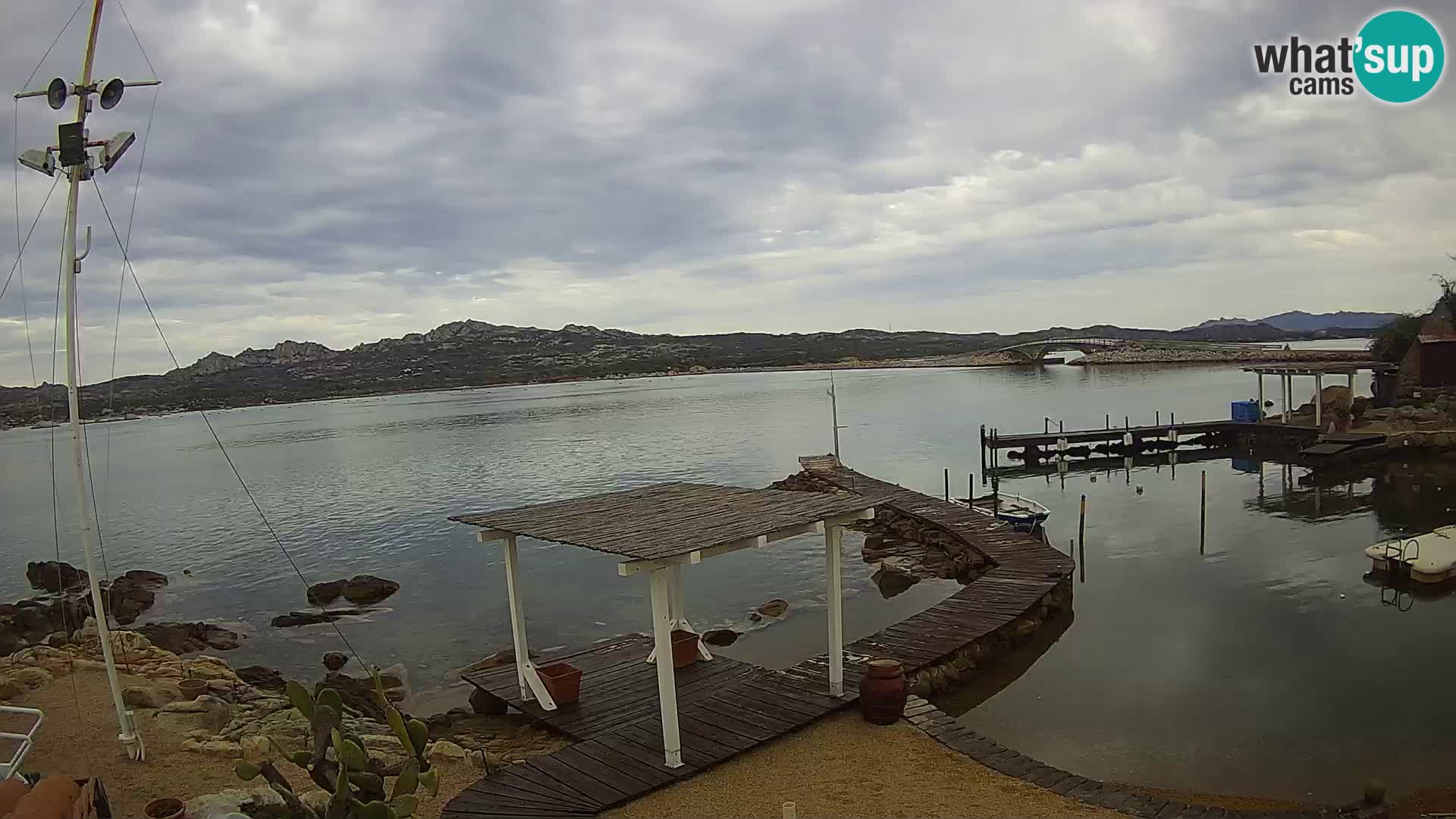 Webcam en vivo Ponte Caprera – La Maddalena – Cerdeña – Italia