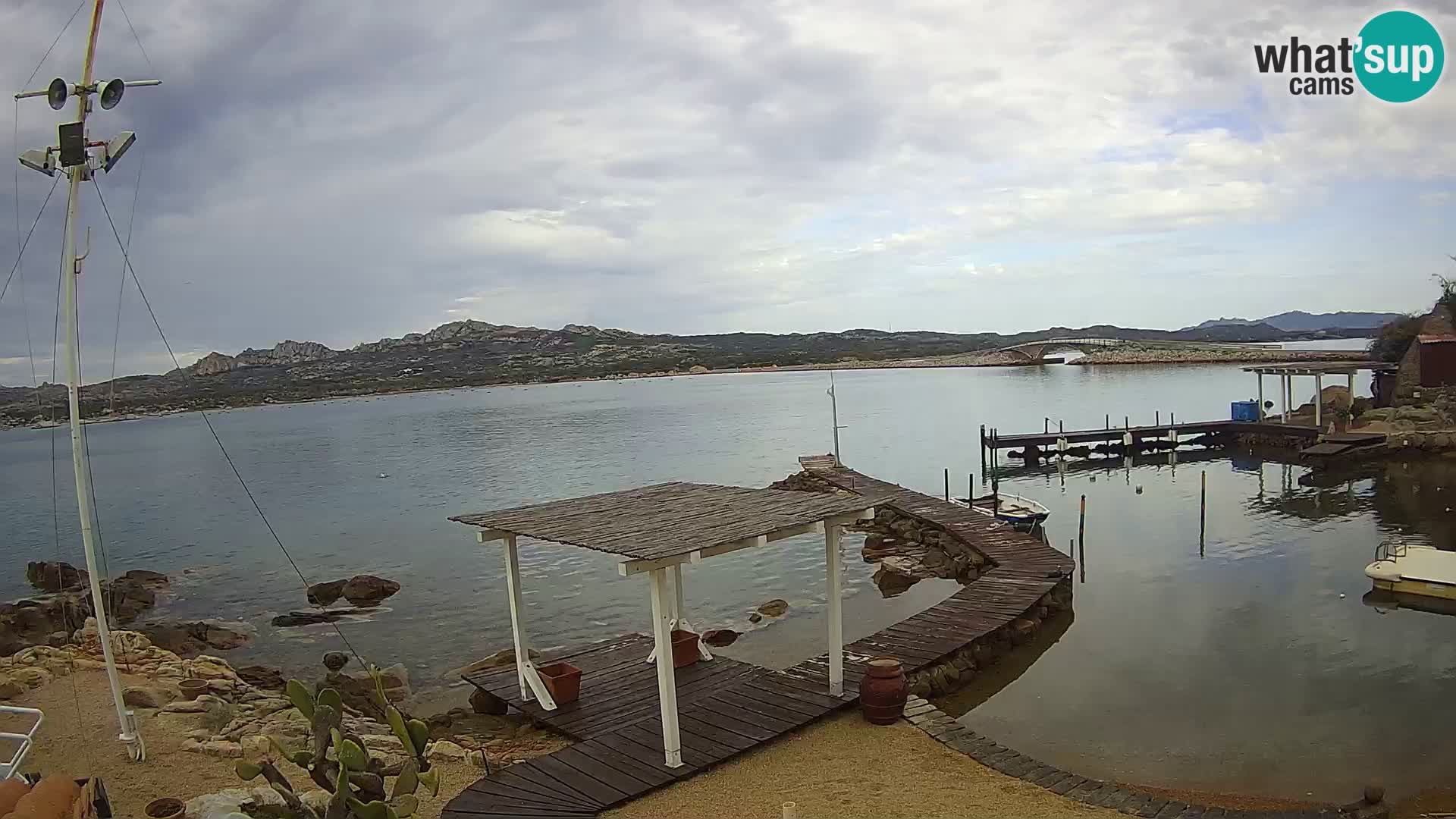 Live webcam Ponte Caprera – La Maddalena – Sardinia – Italy