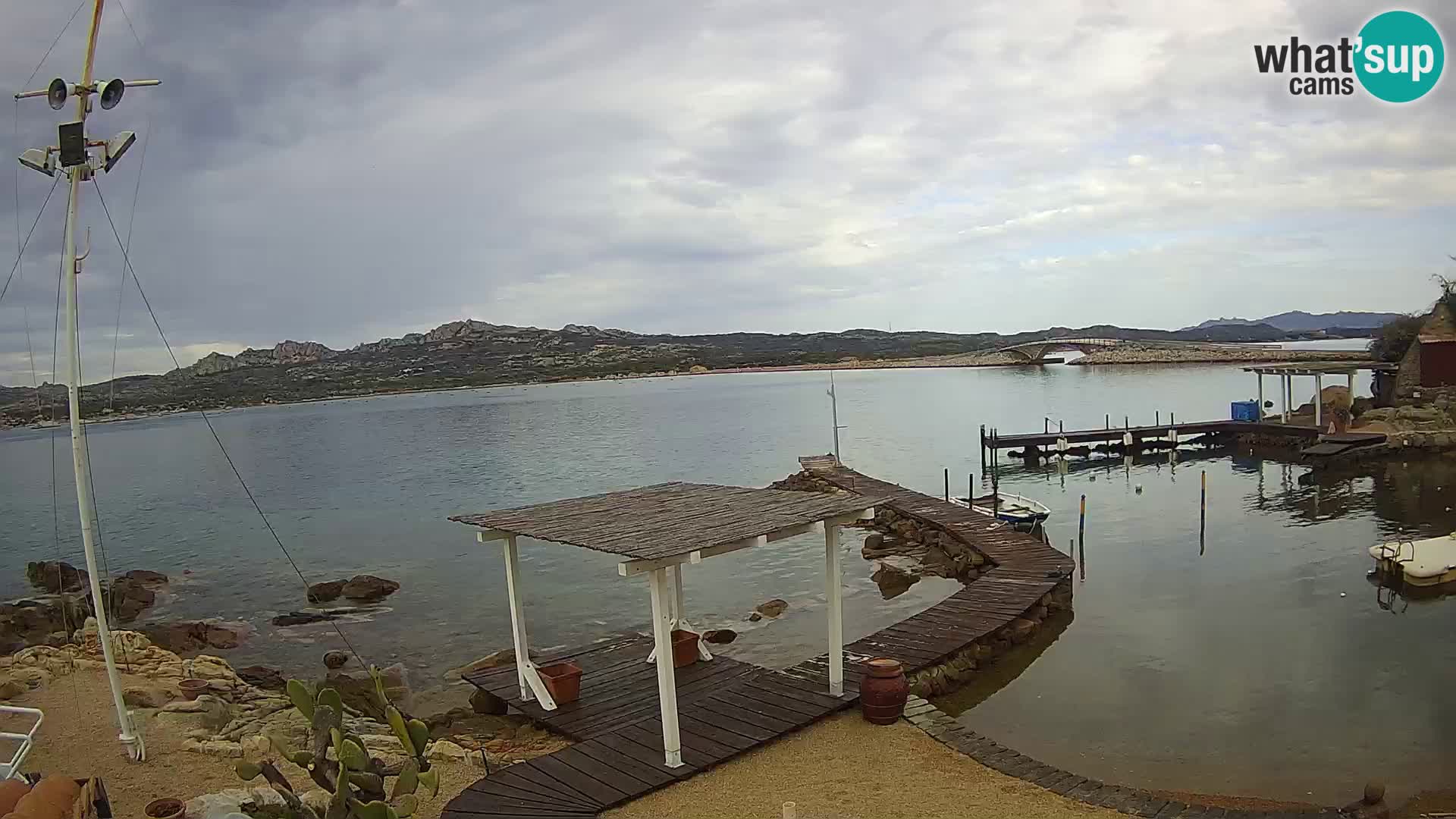 Webcam en vivo Ponte Caprera – La Maddalena – Cerdeña – Italia