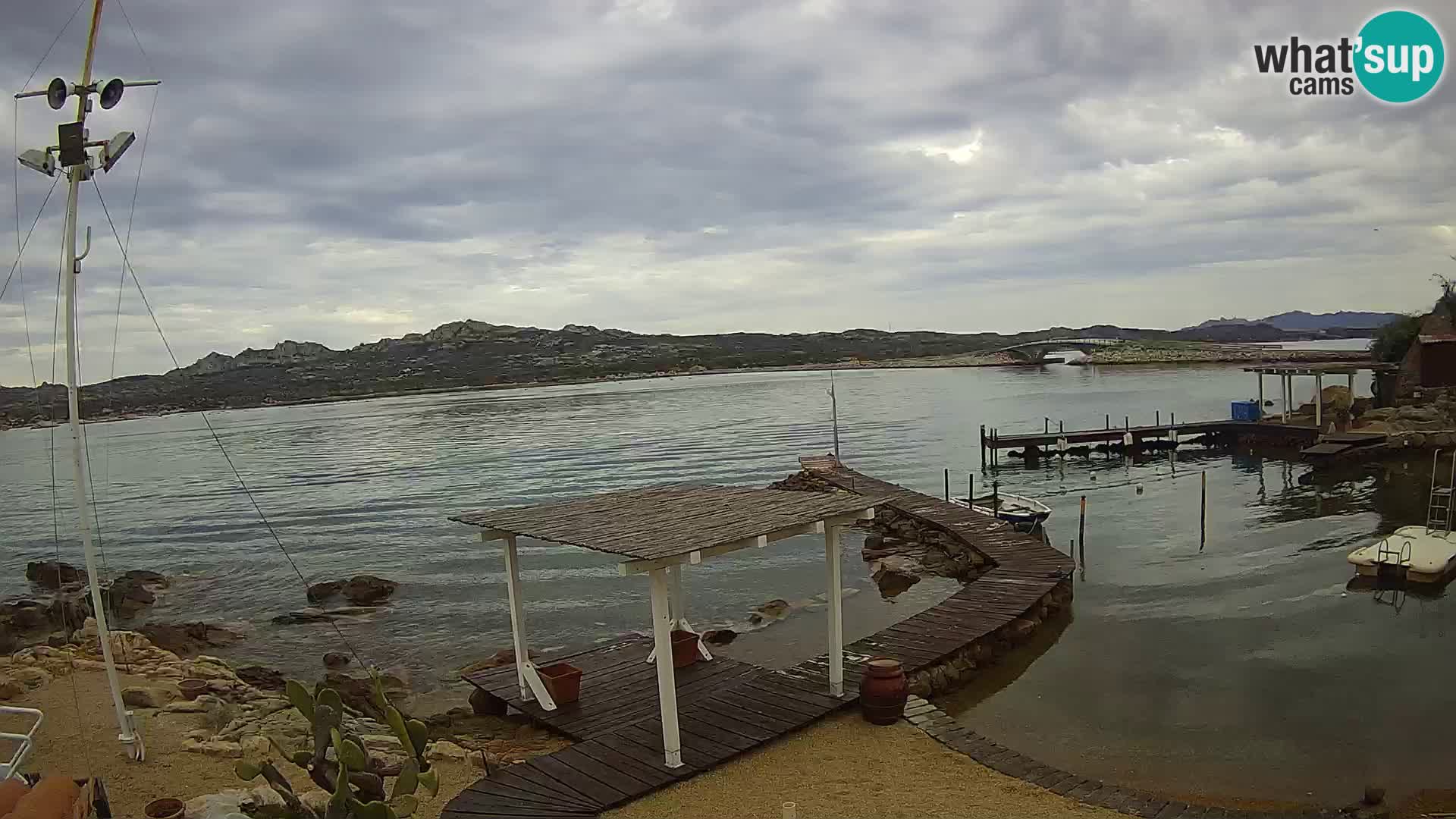 Live-Webcam Ponte Caprera – La Maddalena – Sardinien – Italien