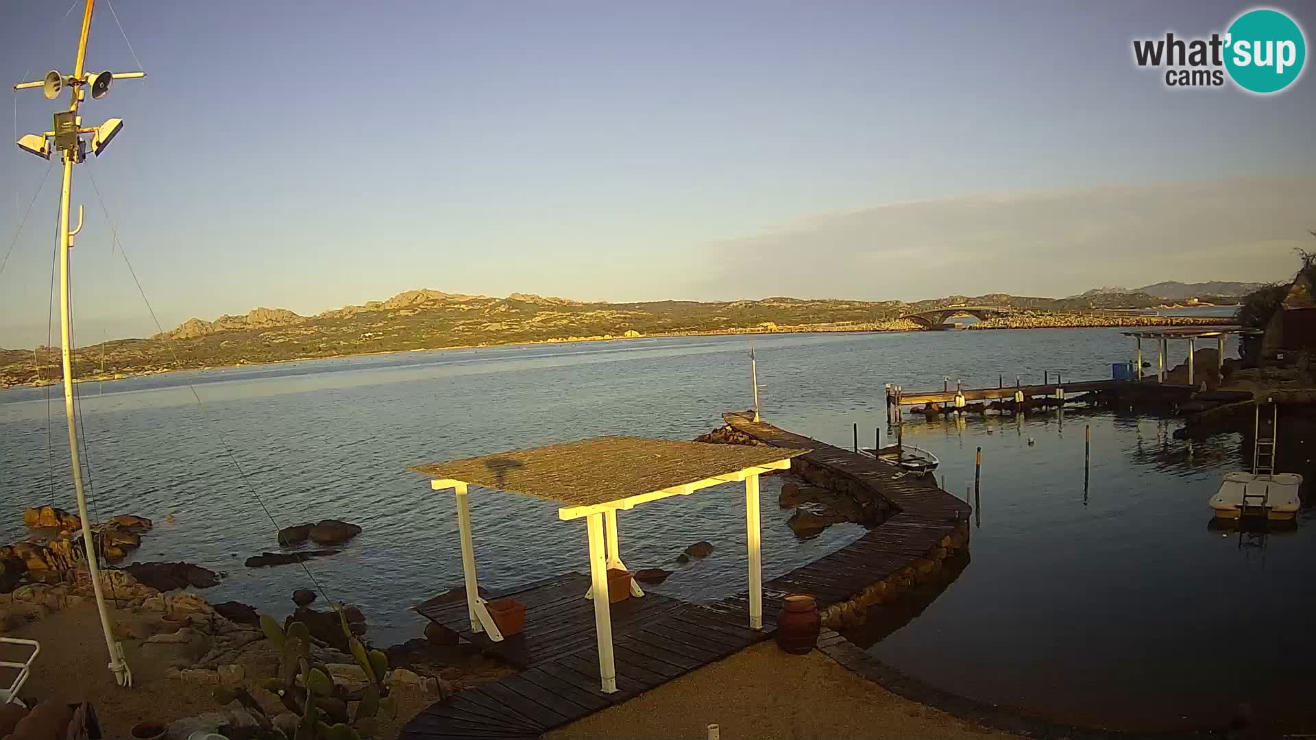 Live webcam Ponte Caprera – La Maddalena – Sardinia – Italy
