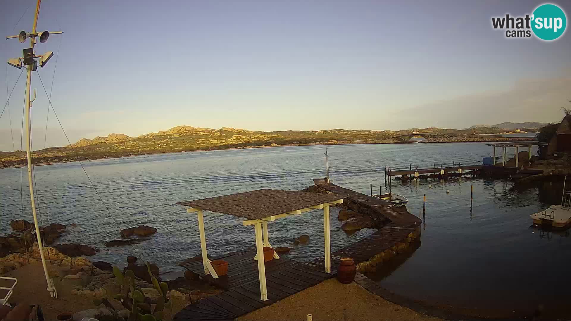 Live-Webcam Ponte Caprera – La Maddalena – Sardinien – Italien