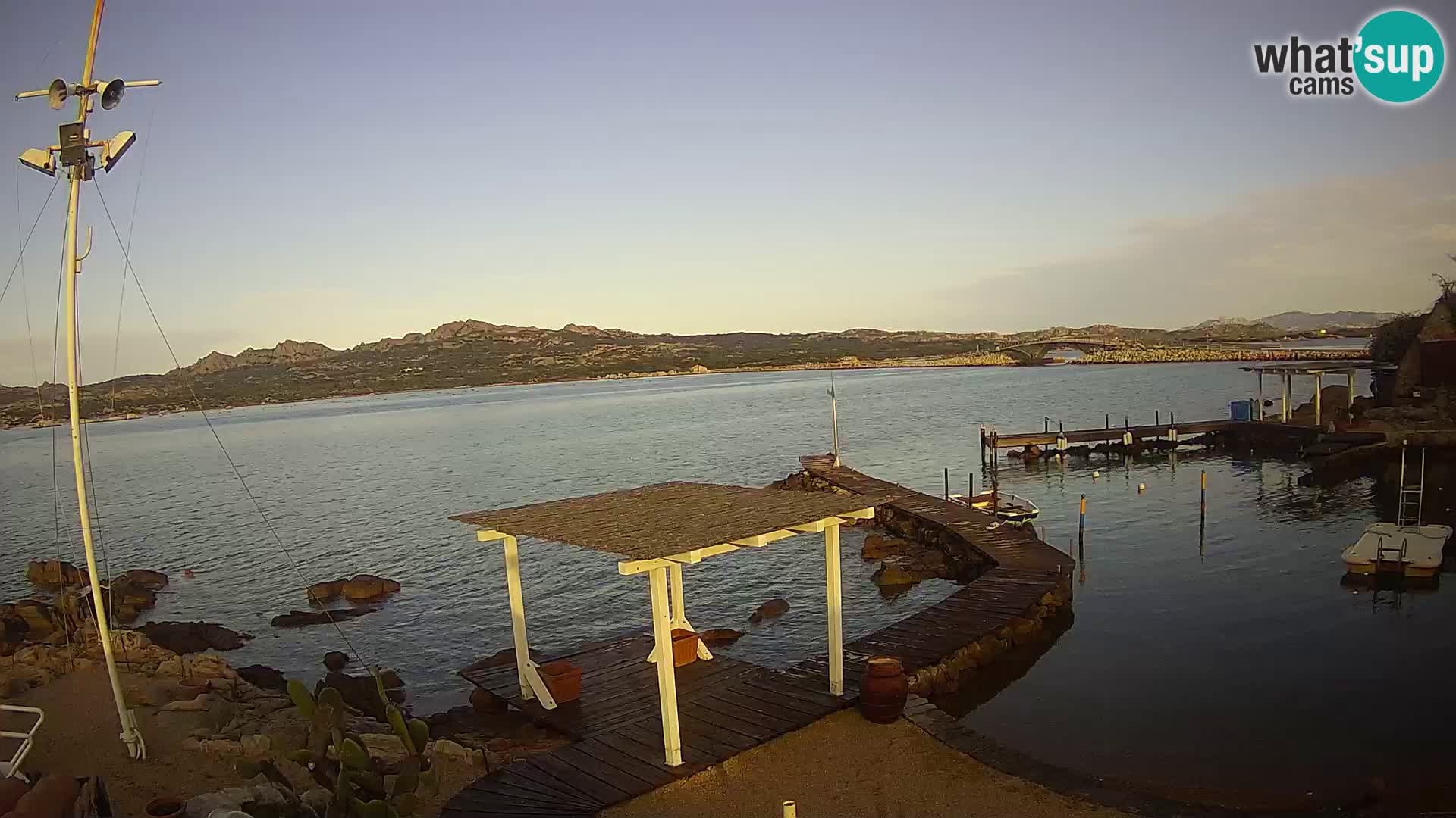 Webcam en vivo Ponte Caprera – La Maddalena – Cerdeña – Italia