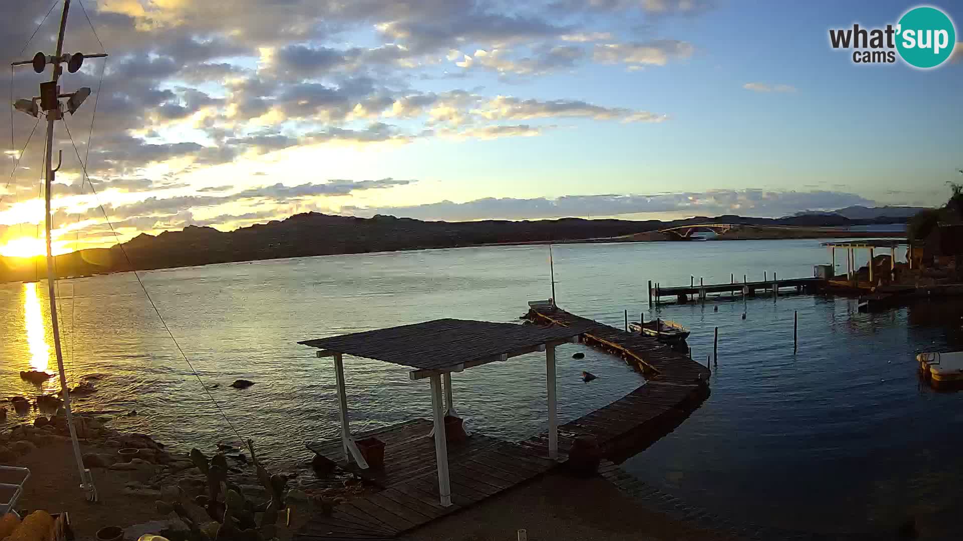 Live webcam Ponte Caprera – La Maddalena – Sardinia – Italy