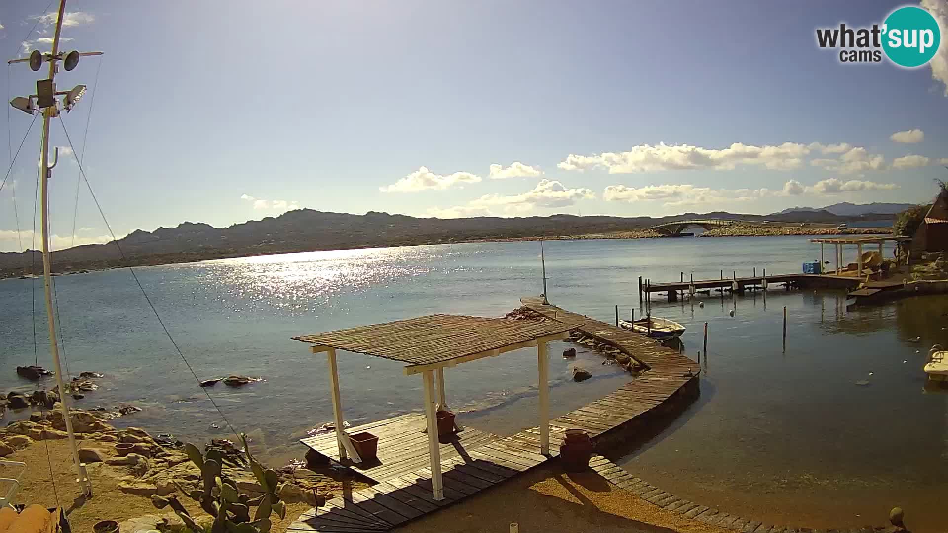 Live webcam Ponte Caprera – La Maddalena – Sardegna – Italia