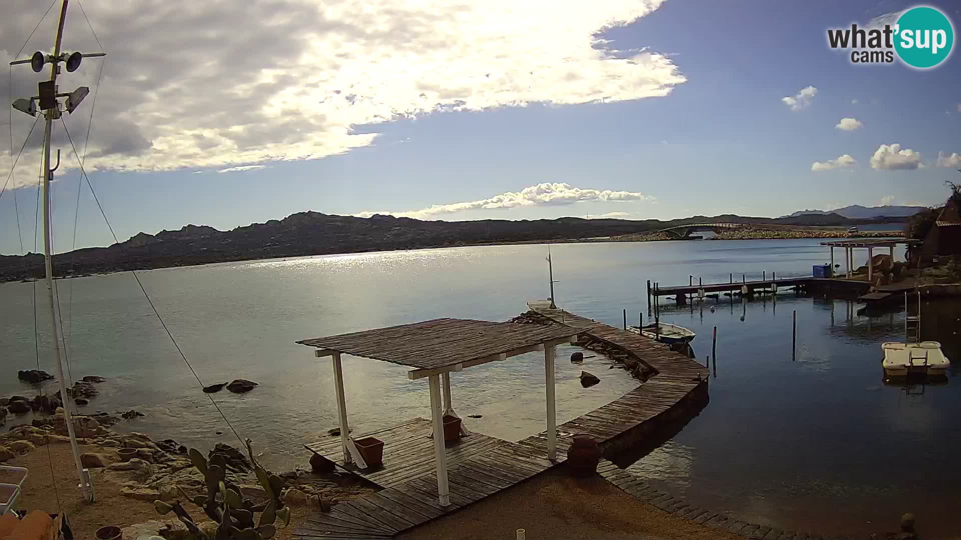 Live-Webcam Ponte Caprera – La Maddalena – Sardinien – Italien