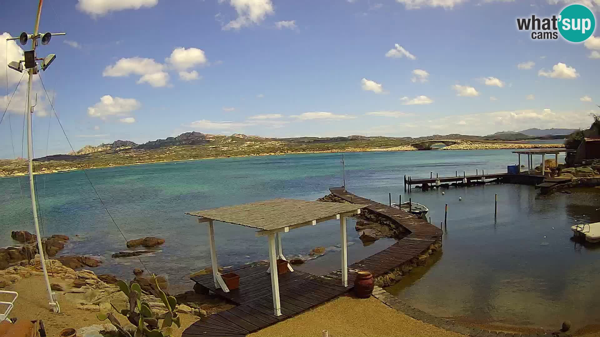 Live webcam Ponte Caprera – La Maddalena – Sardegna – Italia